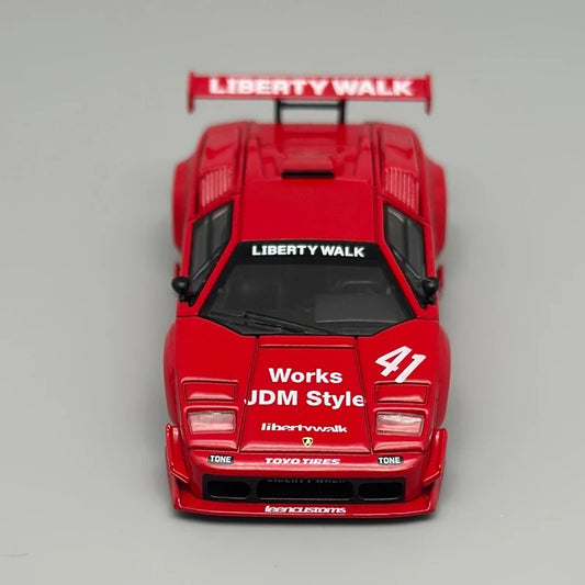MiniGT Lamborghini Countach LB‑WORKS – Red (MGT1100)