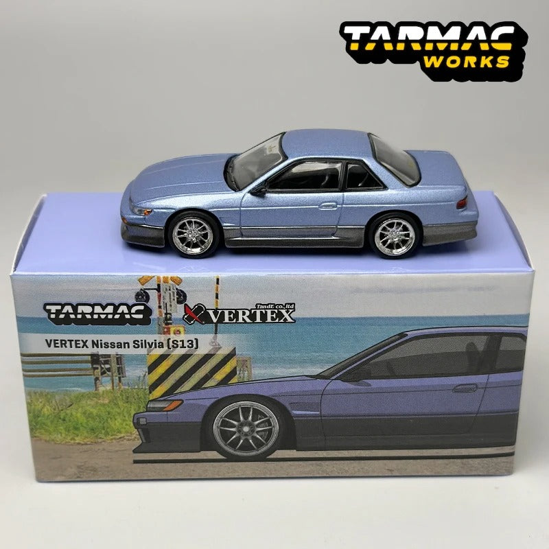 Tarmac Works VERTEX Nissan Silvia S13 — Blue