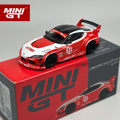 MiniGT LB★WORKS Toyota GR Supra – Red/White (MGT1103)