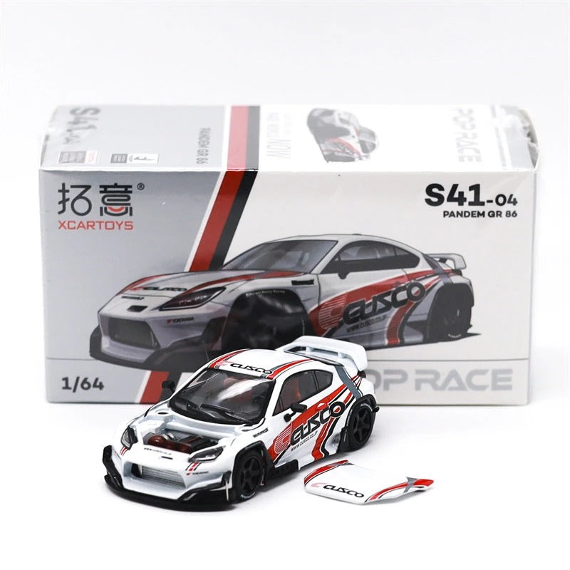 POP RACE Pandem Toyota GR86 CUSCO — Black & White