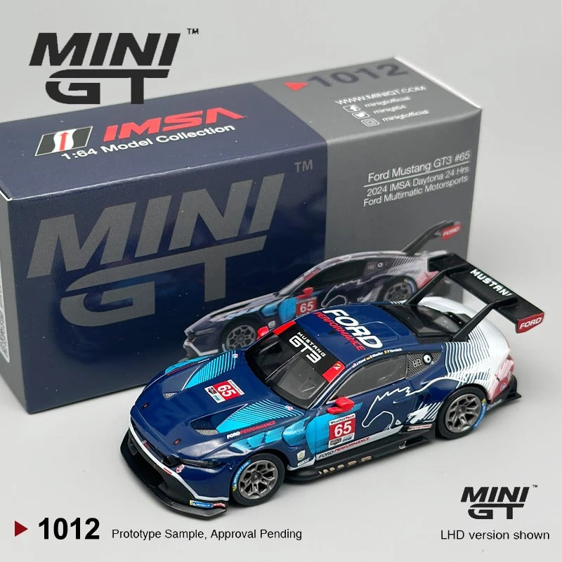 MiniGT Ford Mustang GT3 #65 – Ford Multimatic Motorsports 2024 (MGT1012)