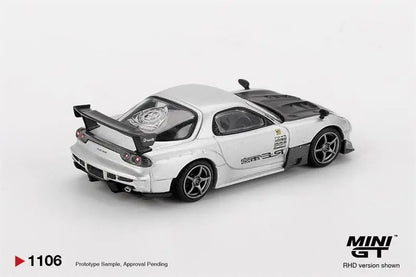 MINI GT Mazda RX-7 RE-Amemiya — Silver Metallic