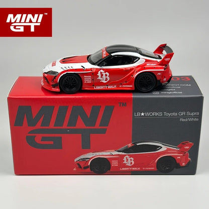 MiniGT LB★WORKS Toyota GR Supra – Red/White (MGT1103)