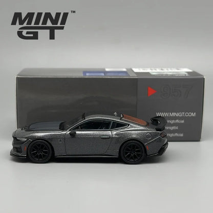 MiniGT Ford Mustang Dark Horse 2024 – Carbonized Gray (MGT957)