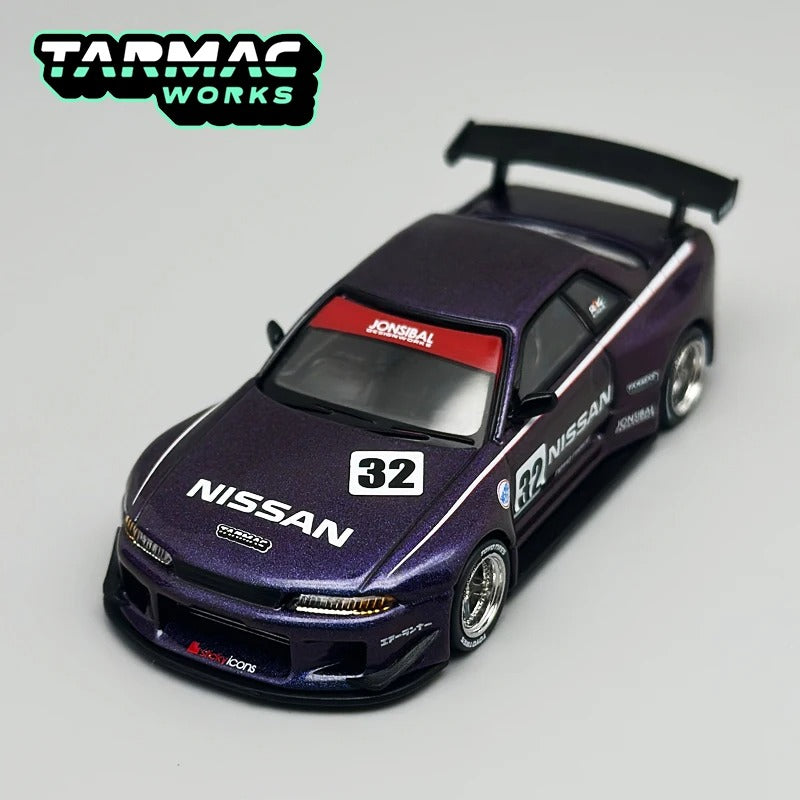 Tarmac Works Nissan Skyline R32 Widebody — Midnight Purple