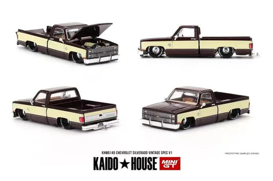 Kaido House x MINI GT Chevrolet Silverado Vintage Spec V1 — KHMG145