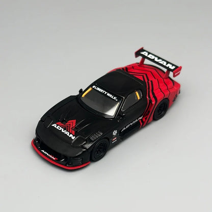 MiniGT Advan Mazda RX‑7 LB‑Super Silhouette – Black/Red (MGT983)