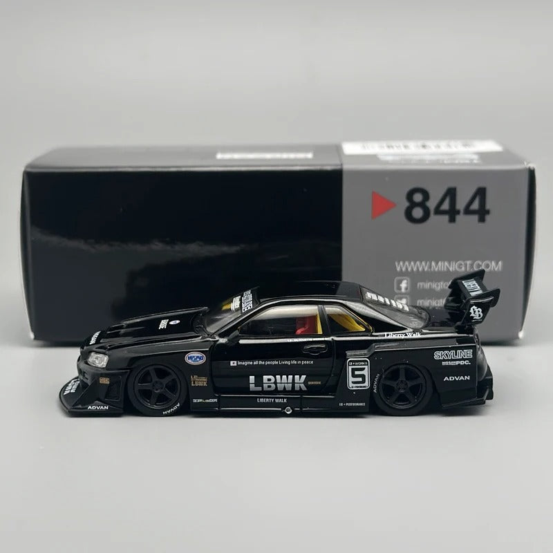MiniGT LB‑ER34 Super Silhouette Skyline – Black (MGT844)