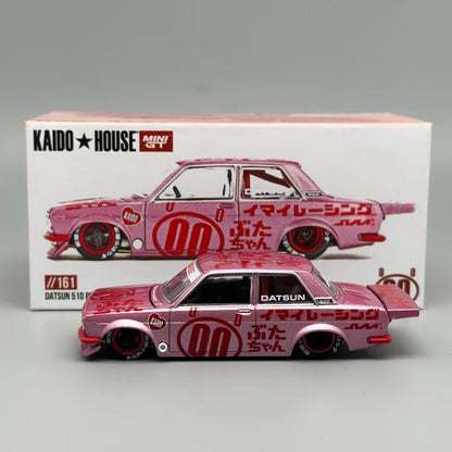 Kaido House x Mini GT Datsun 510 Pro Street – BUTA V1 (Pink)