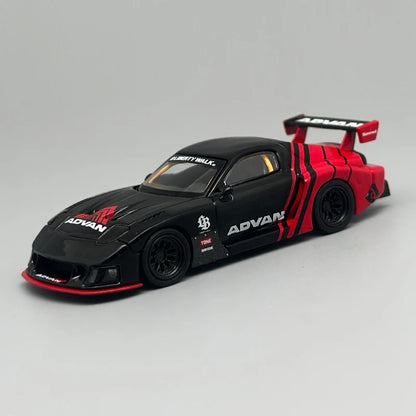 MiniGT Advan Mazda RX‑7 LB‑Super Silhouette – Black/Red (MGT983)