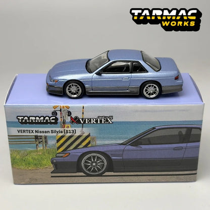 Tarmac Works VERTEX Nissan Silvia S13 — Blue