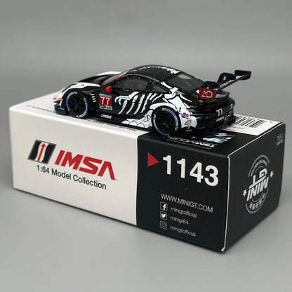 MiniGT Porsche 911 GT3 R #77 – AO Racing “Bone Dragon” (MGT1143)