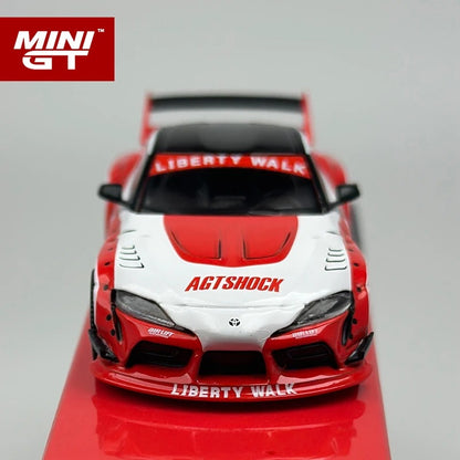MiniGT LB★WORKS Toyota GR Supra – Red/White (MGT1103)