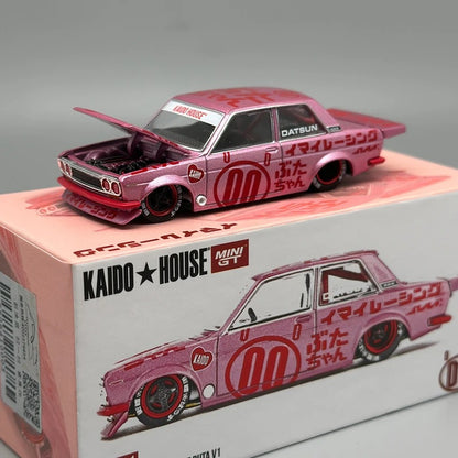 Kaido House x Mini GT Datsun 510 Pro Street – BUTA V1 (Pink)