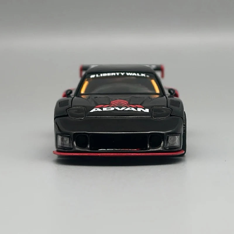 MiniGT Advan Mazda RX‑7 LB‑Super Silhouette – Black/Red (MGT983)