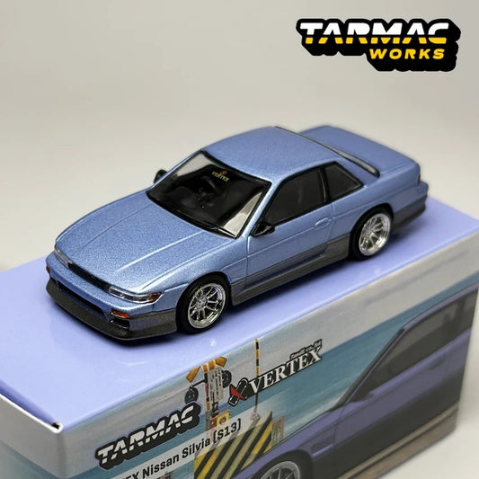 Tarmac Works VERTEX Nissan Silvia S13 — Blue