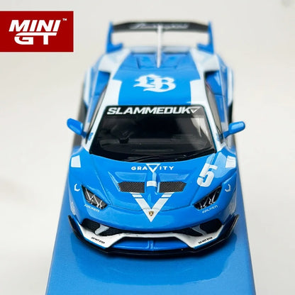 MiniGT LBWK Lamborghini Huracan GT GRAVITY – Blue/White (MGT1055)