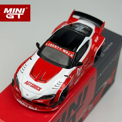 MiniGT LB★WORKS Toyota GR Supra – Red/White (MGT1103)