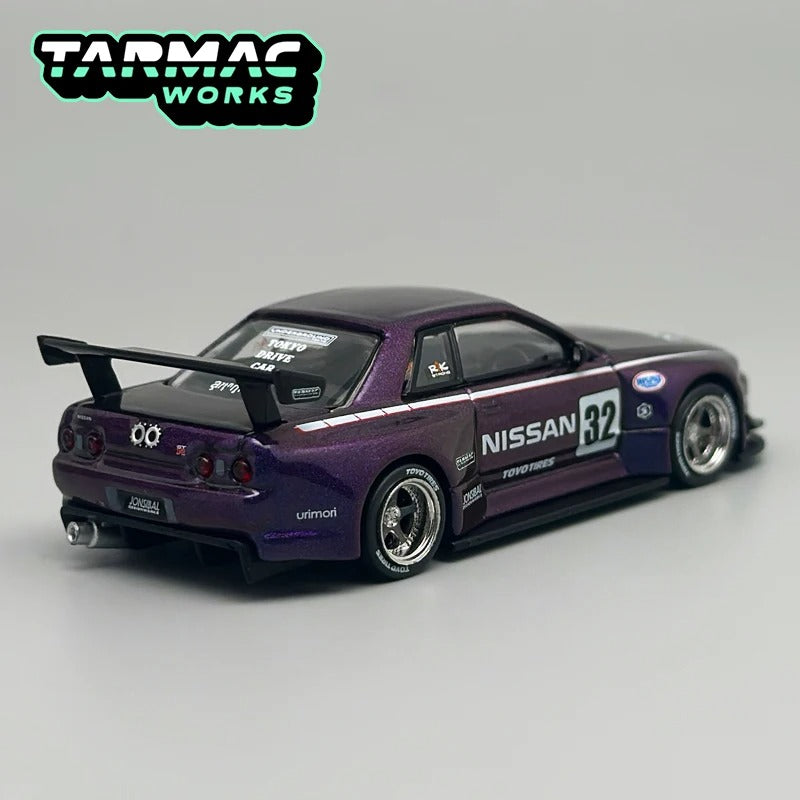 Tarmac Works Nissan Skyline R32 Widebody — Midnight Purple