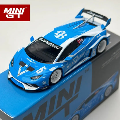 MiniGT LBWK Lamborghini Huracan GT GRAVITY – Blue/White (MGT1055)