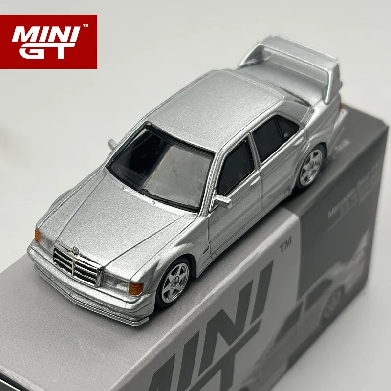 MINI GT Mercedes-Benz 190E 2.5-16 Evolution II — Astral Silver