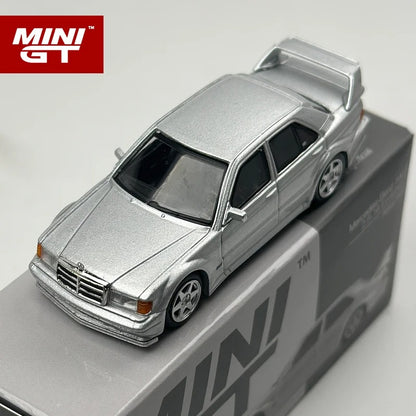 MINI GT Mercedes-Benz 190E 2.5-16 Evolution II — Astral Silver