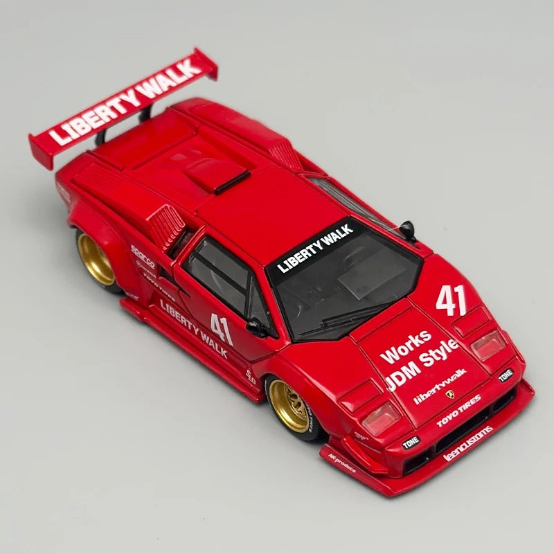 MiniGT Lamborghini Countach LB‑WORKS – Red (MGT1100)