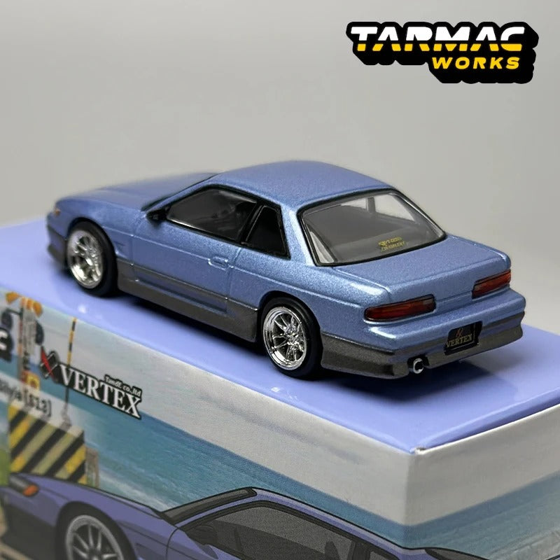 Tarmac Works VERTEX Nissan Silvia S13 — Blue