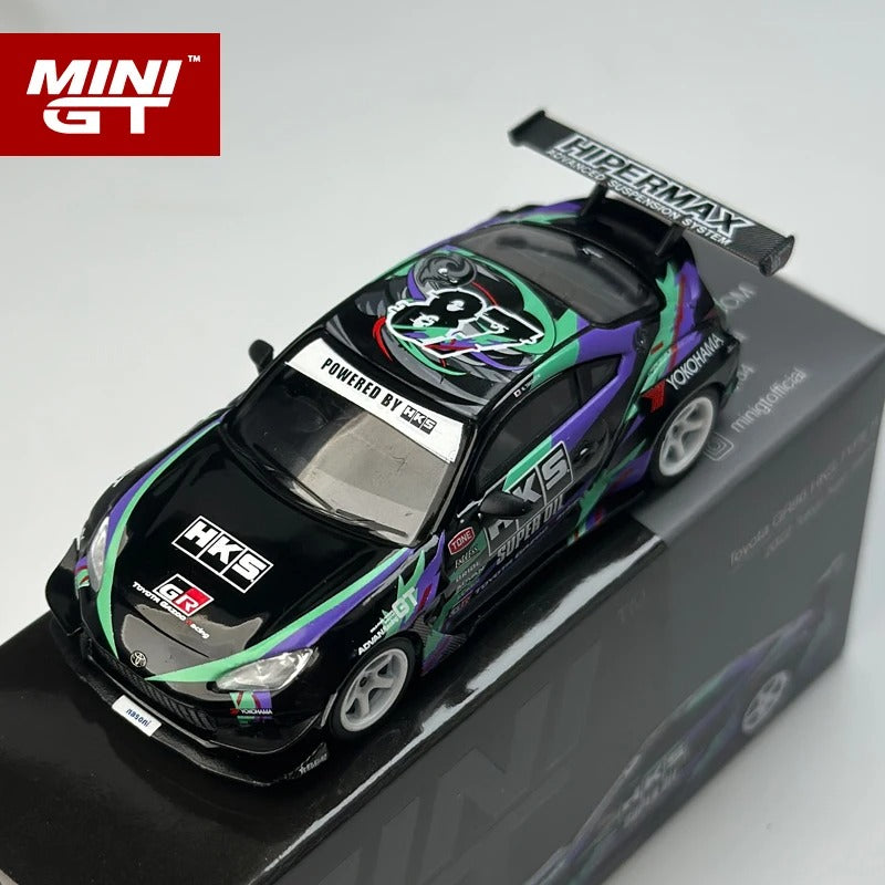 MiniGT Toyota GR86 HKS Type R – 2022 Tokyo Auto Salon (MGT)