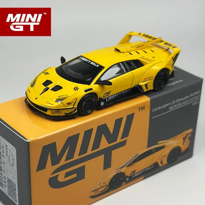 MiniGT LBWK Murciélago GT EVO – Yellow (MGT1135)