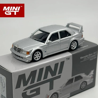 MINI GT Mercedes-Benz 190E 2.5-16 Evolution II — Astral Silver